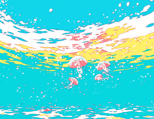 ひかりの海をただよう Drifting in a Sea of Light