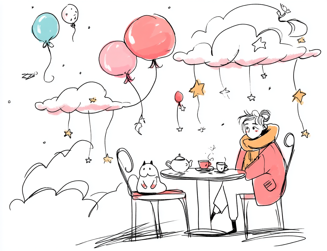 雲の上のティータイム Tea Time Above the Clouds