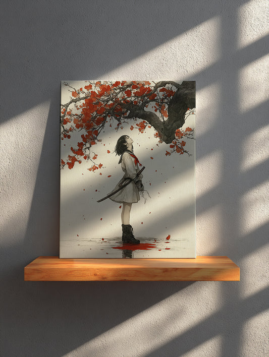 追悼の紅桜 Crimson Sakura of Remembrance