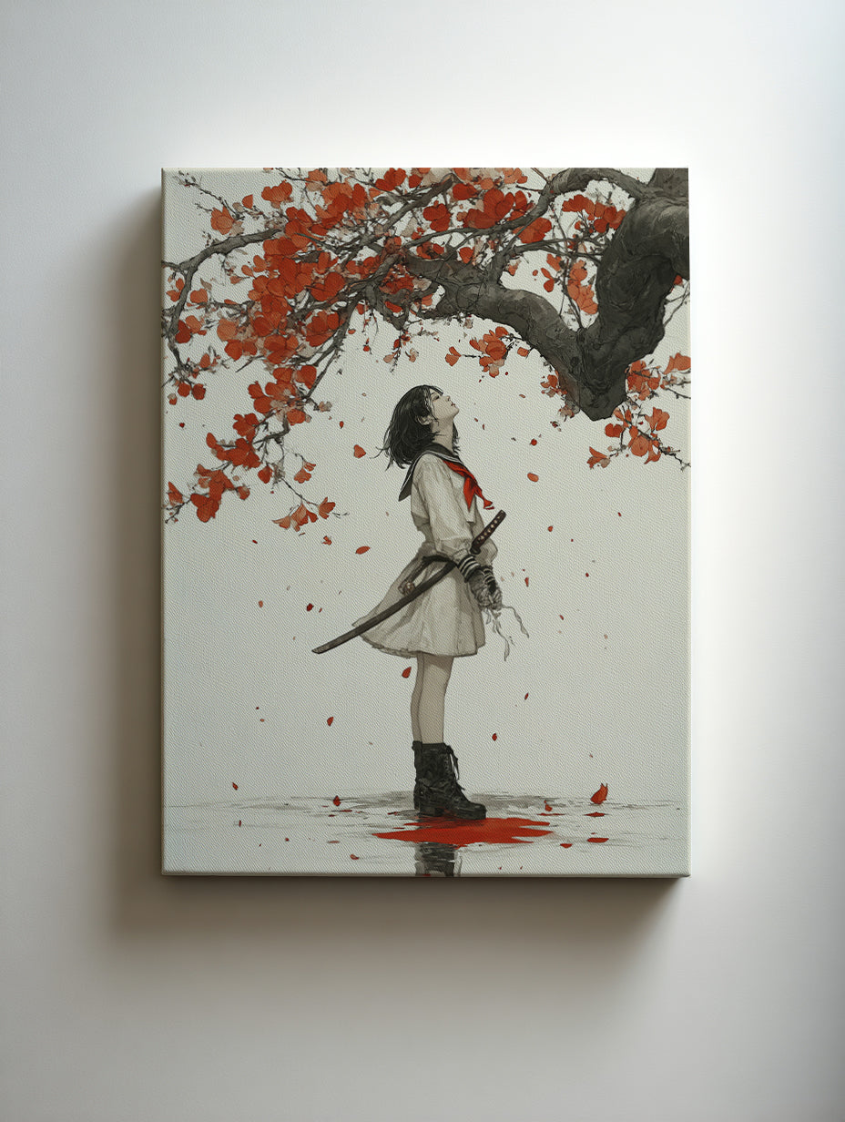 追悼の紅桜 Crimson Sakura of Remembrance