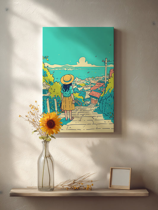 見下ろす坂のまち The Town Below the Slope