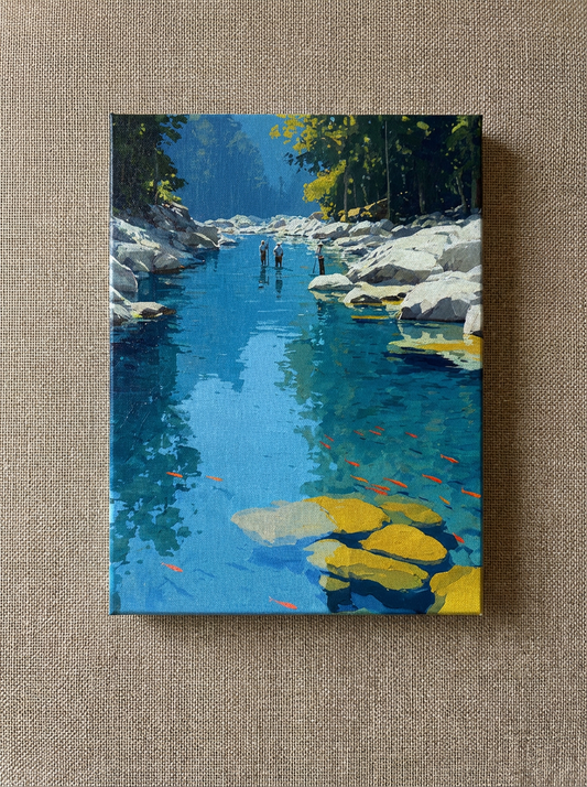 清流のきらめき、木漏れ日の記憶