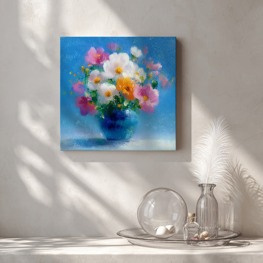 青の静寂に咲く