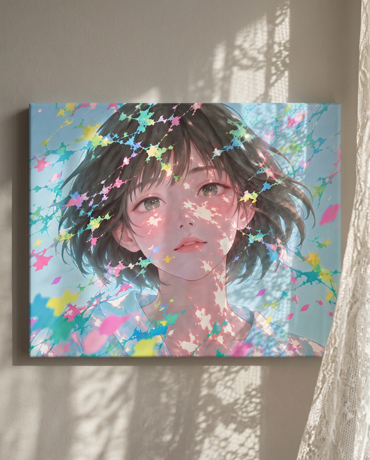 色彩が弾ける、青の午後