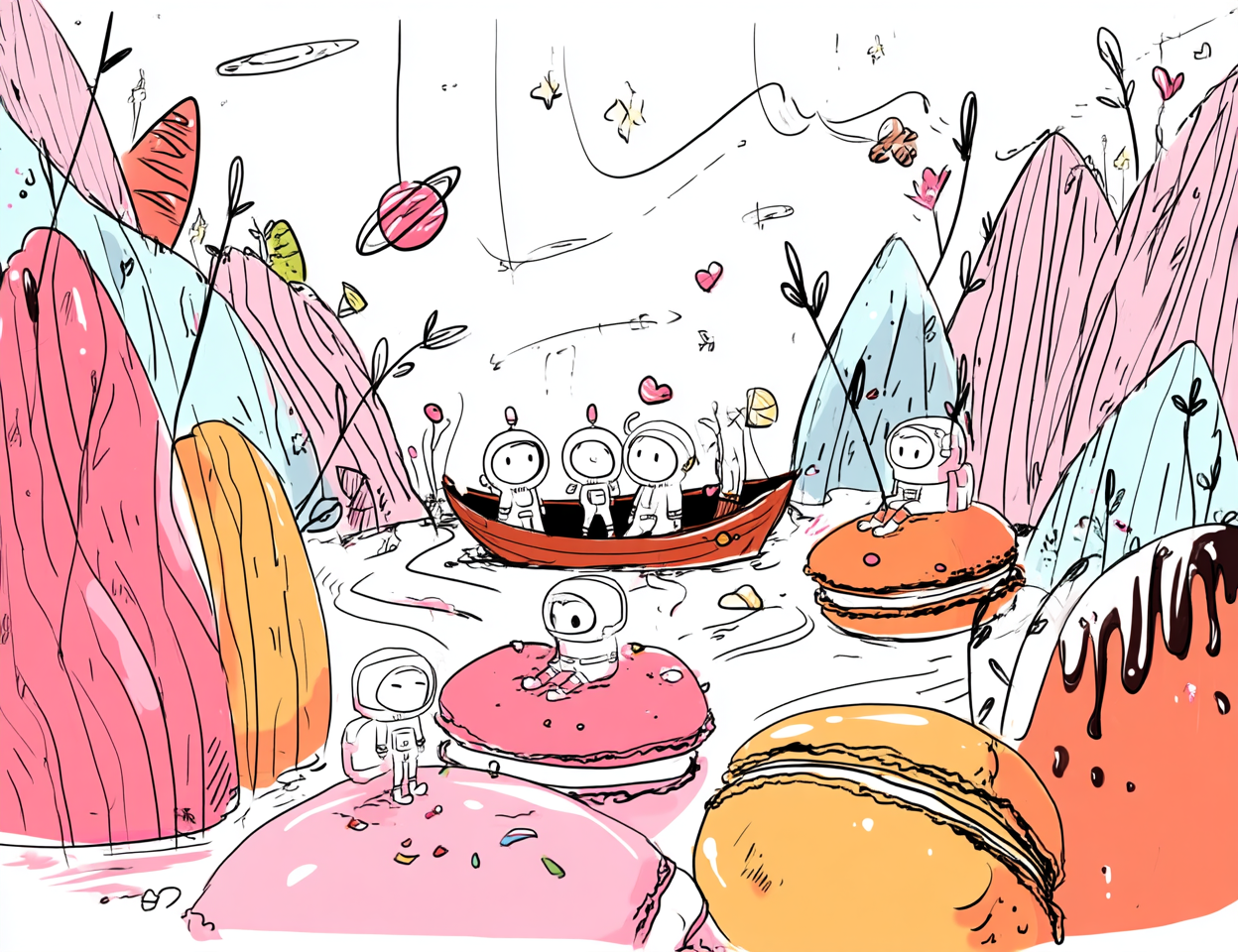マカロン川の冒険 Adventure on the Macaron River
