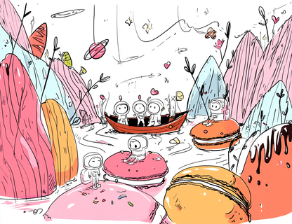 マカロン川の冒険 Adventure on the Macaron River