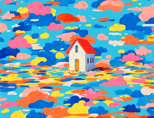 雲のうえの小屋 A Cottage Above the Clouds