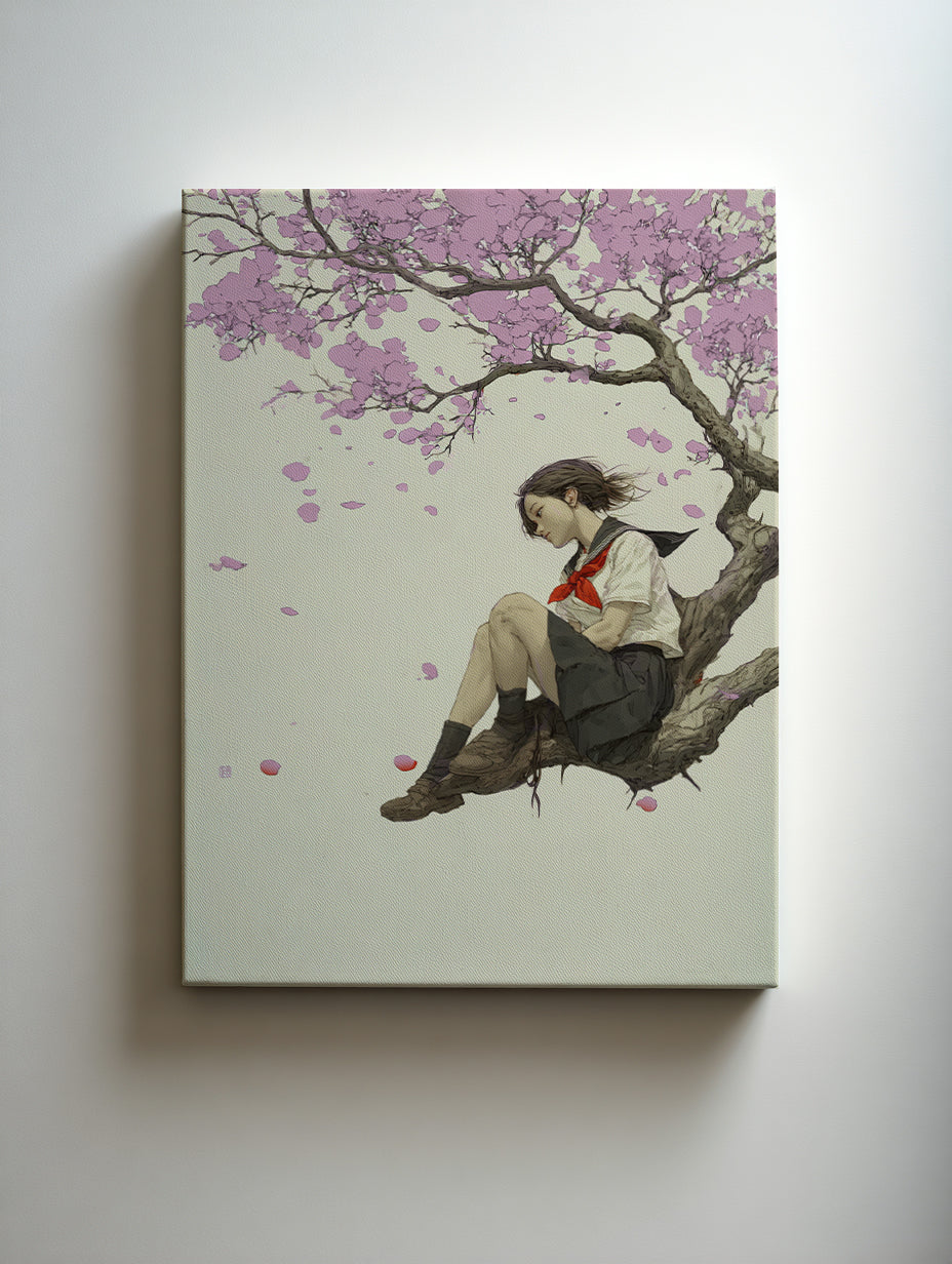 余韻の薄桜 Lingering Pale Blossoms