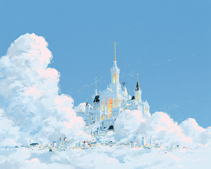 灯の宿る雲海