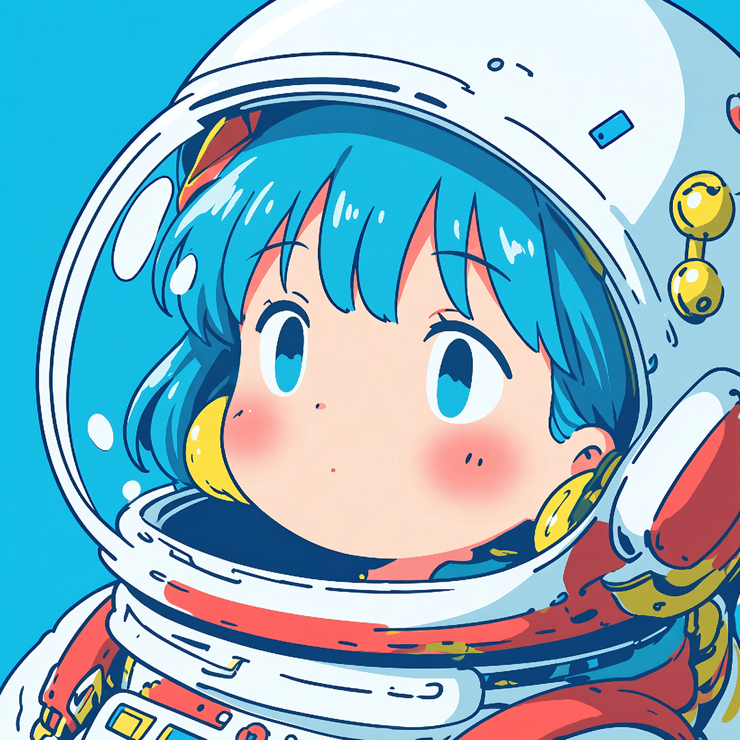ヘルメット越しの青