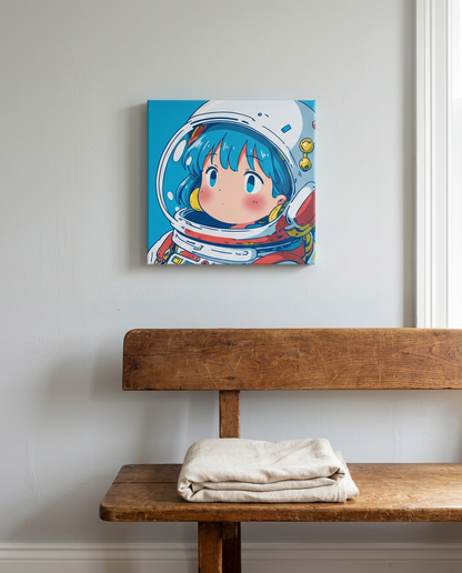ヘルメット越しの青