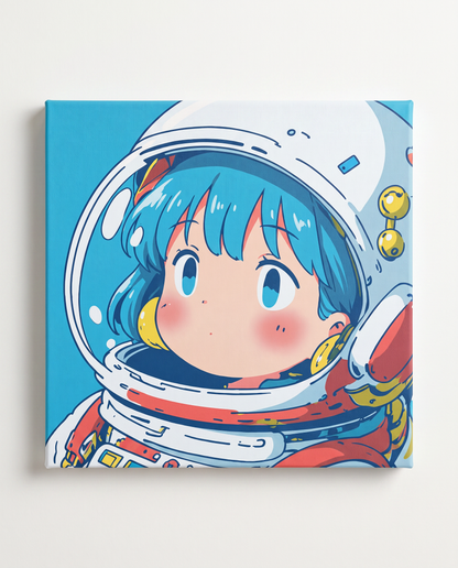 ヘルメット越しの青