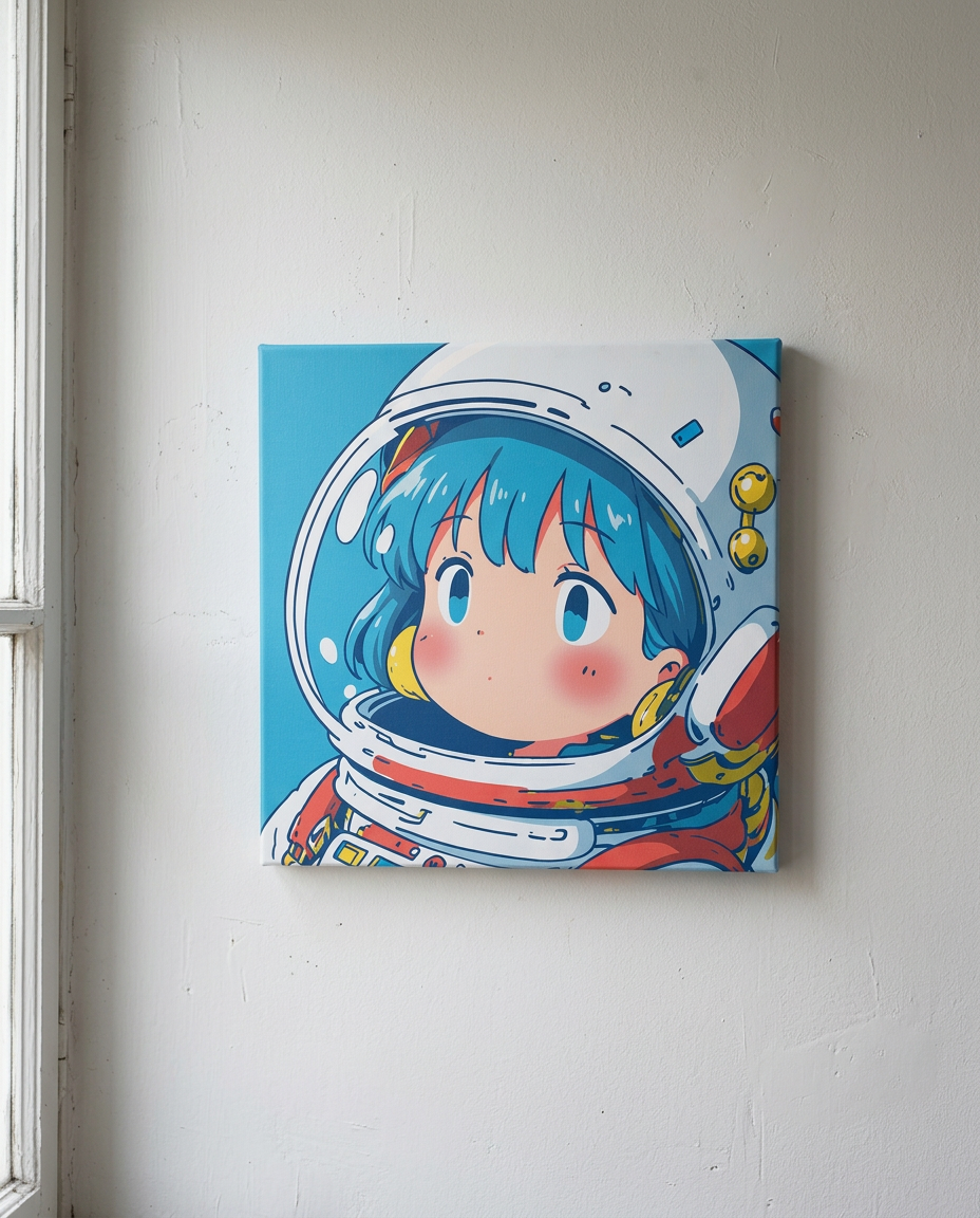 ヘルメット越しの青
