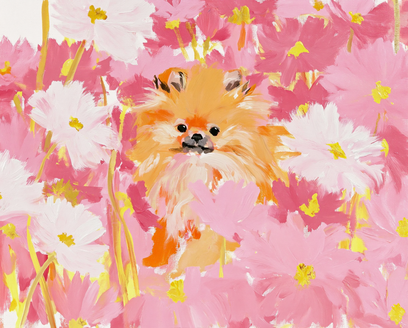 花にうもれるやすらぎ