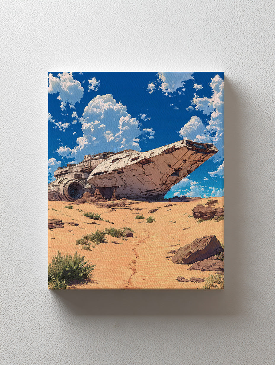 砂に沈む星の舟 The Starship Beneath the Dunes – Hapicasso