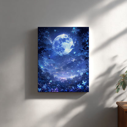 月下に舞う蝶たち Butterflies Beneath the Moonlight