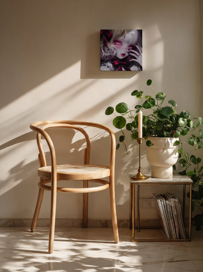 深紅にほどける視線 – Unraveling Gaze in Crimson