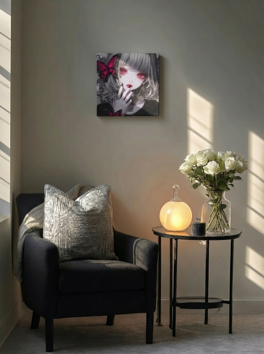 深紅に囁く蝶 – Crimson Whisper of Wings