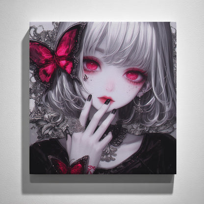 深紅に囁く蝶 – Crimson Whisper of Wings