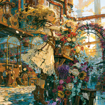 Where Flowers Bloom Among Steam 花咲く蒸気都市