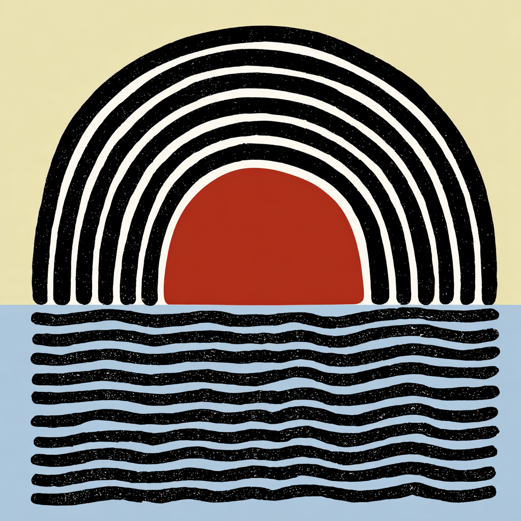 日輪と波のリズム Rhythms of the Rising Sun