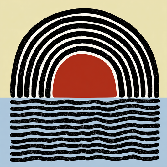 日輪と波のリズム Rhythms of the Rising Sun