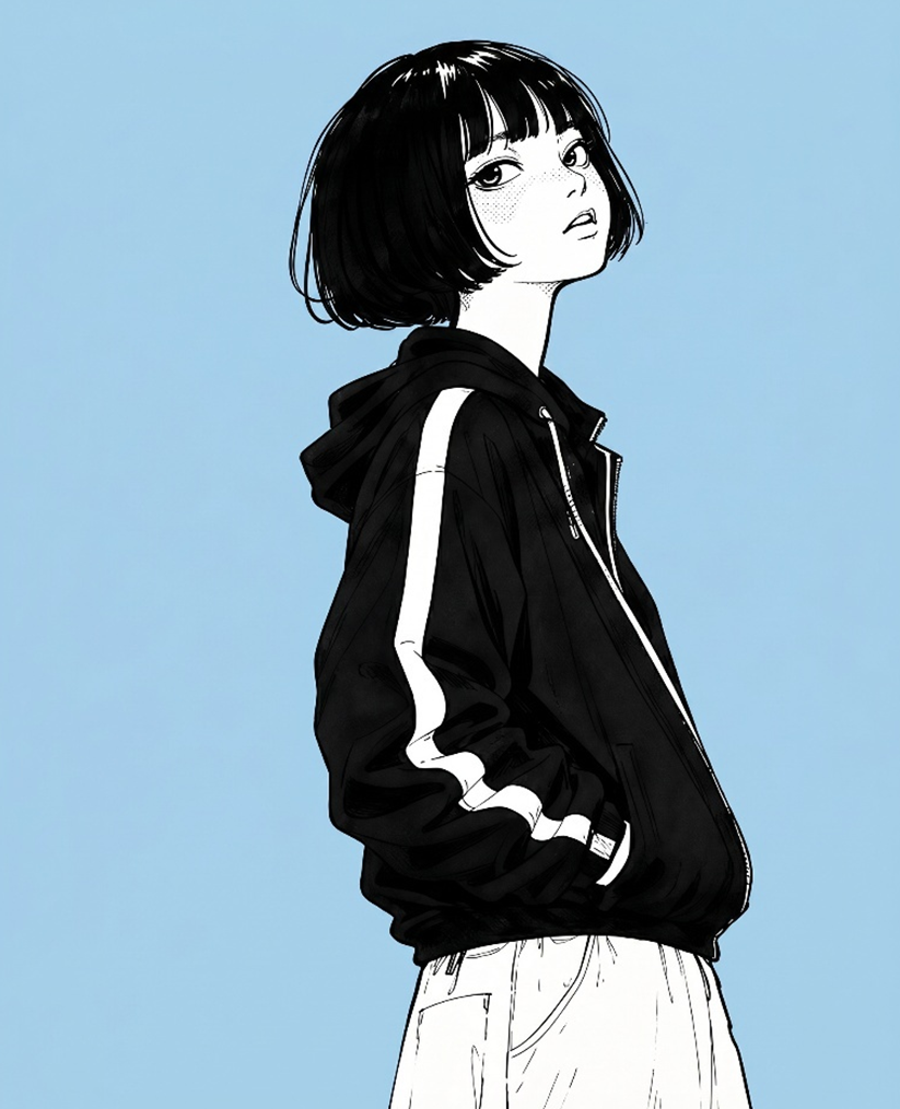 たたずむあお