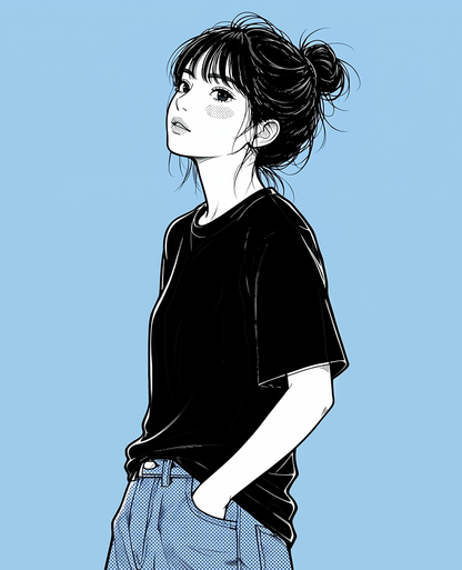 みあげるあお