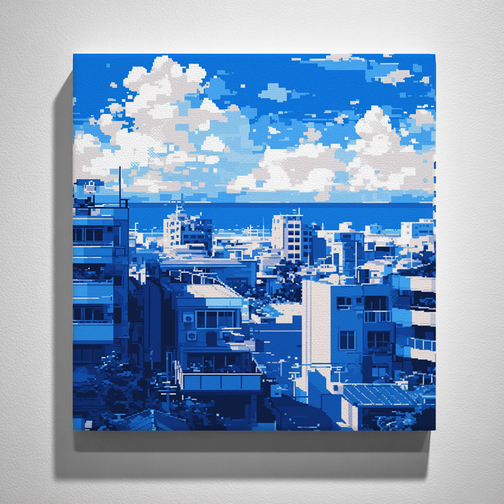 青の記憶 Memory in Blue – Hapicasso(ハピカッソ) | アート・絵画