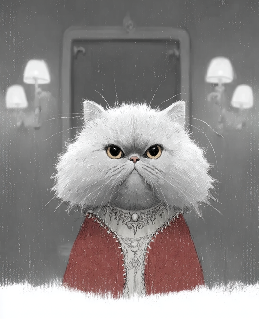 まじめ顔の女王さま The Queen with the Serious Face