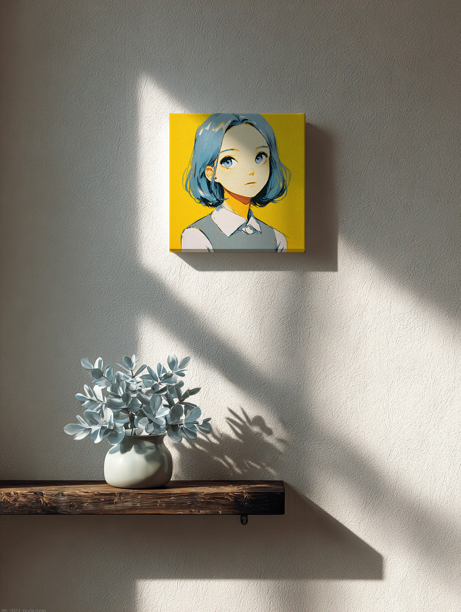 そらいろのまなざし｜現代アート インテリアアート｜Hapicasso