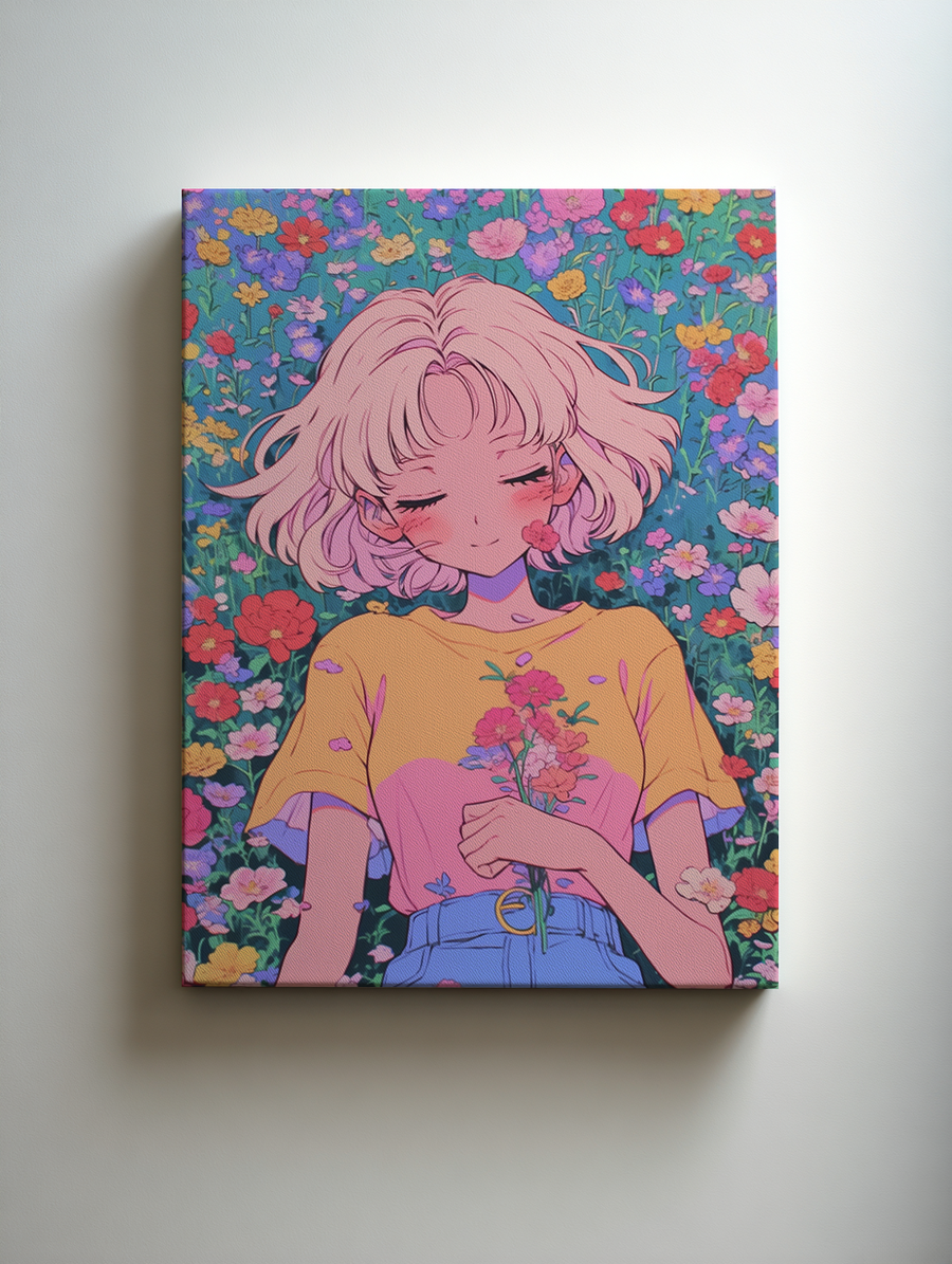 花に包まれる午後