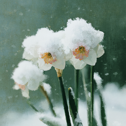 雪の花影 Snowed Blossoms