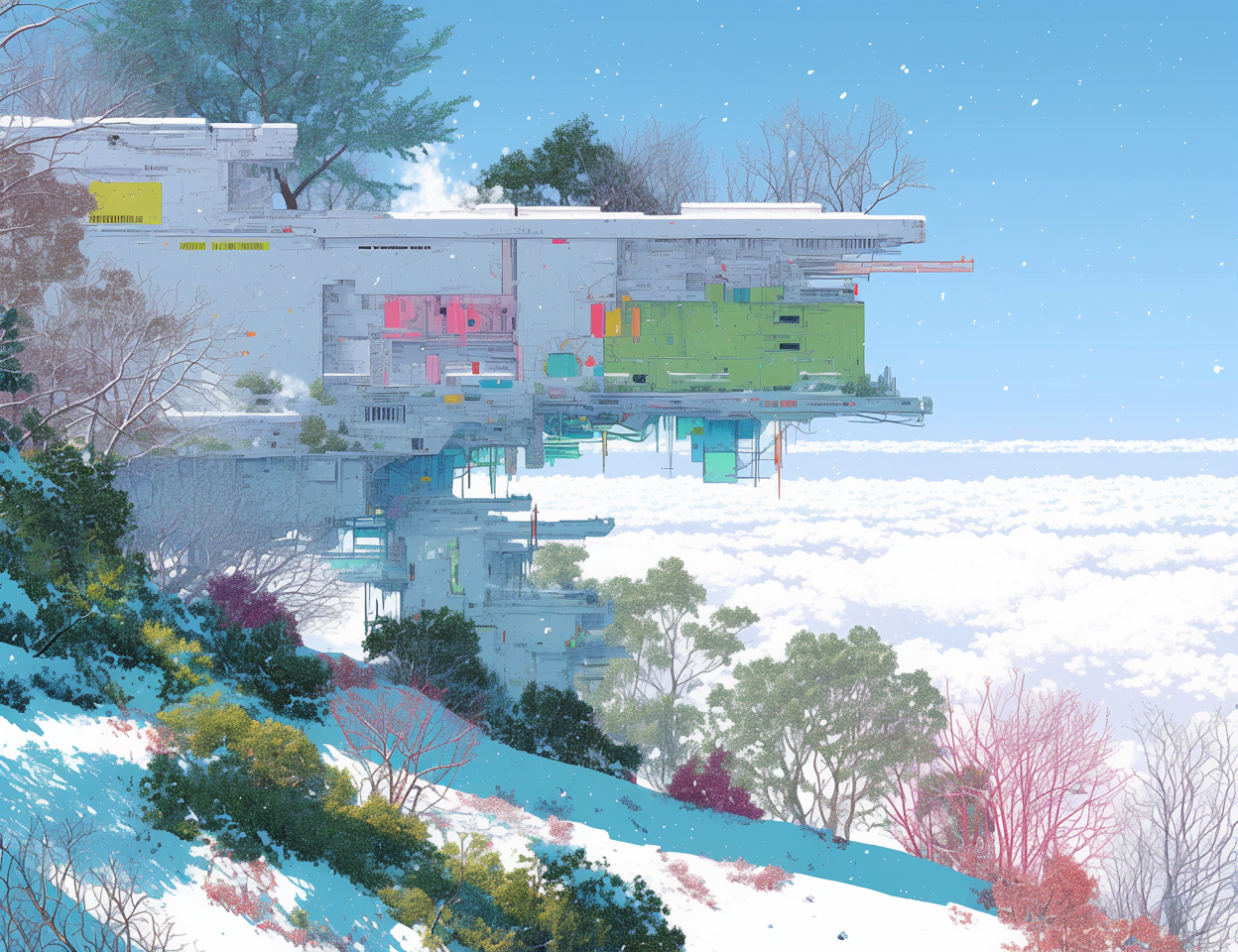 雲海の端で At the Edge of the Cloud Sea