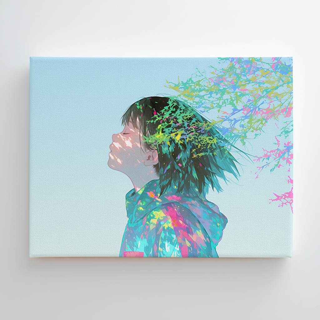 光の呼吸、緑の輪郭 Outline of Verdant Breath