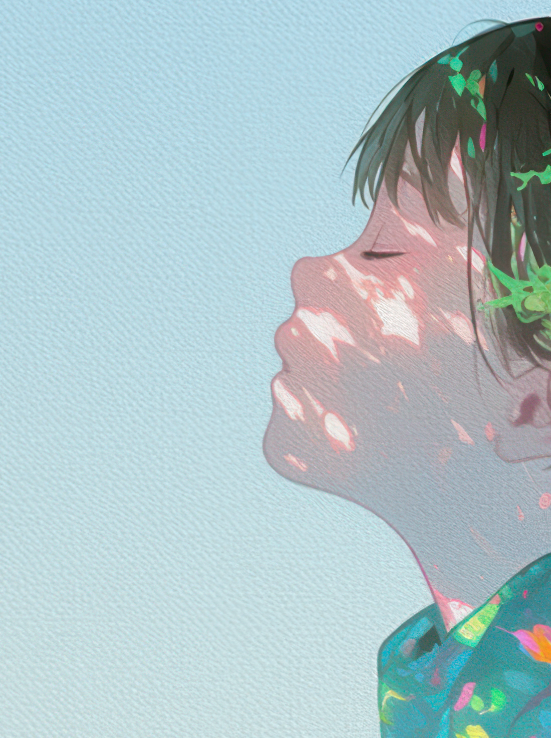 光の呼吸、緑の輪郭 Outline of Verdant Breath