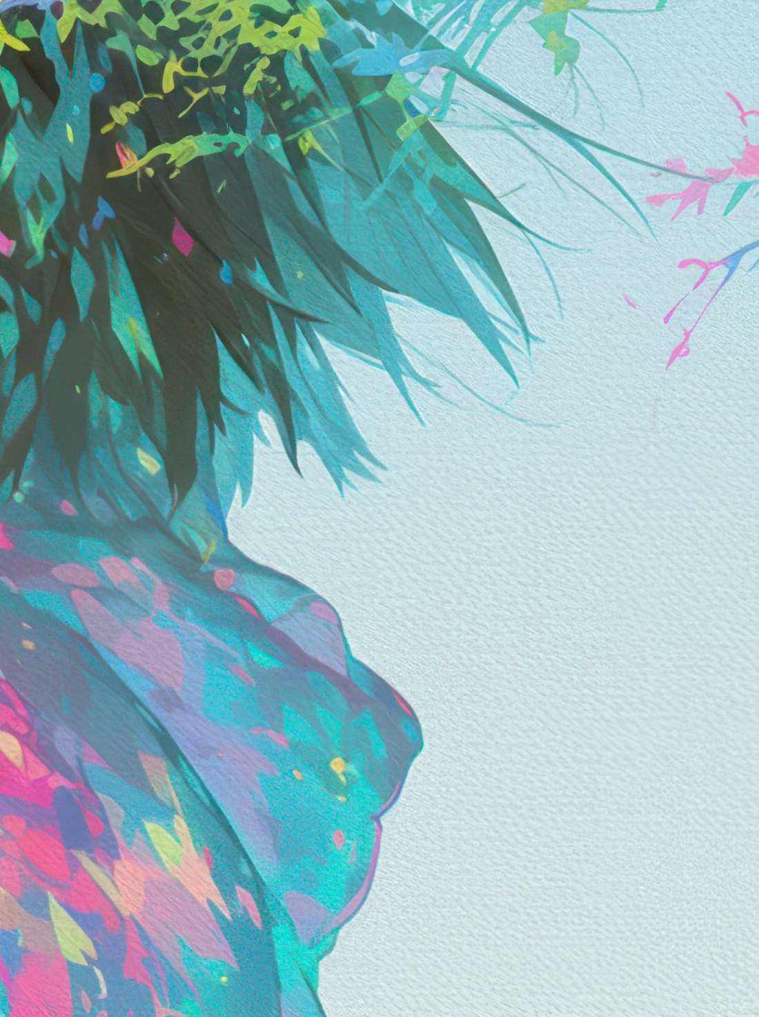 光の呼吸、緑の輪郭 Outline of Verdant Breath