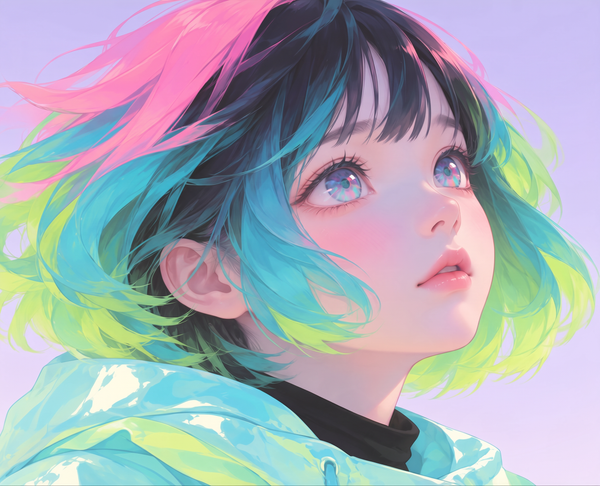 虹彩、空を仰ぐ