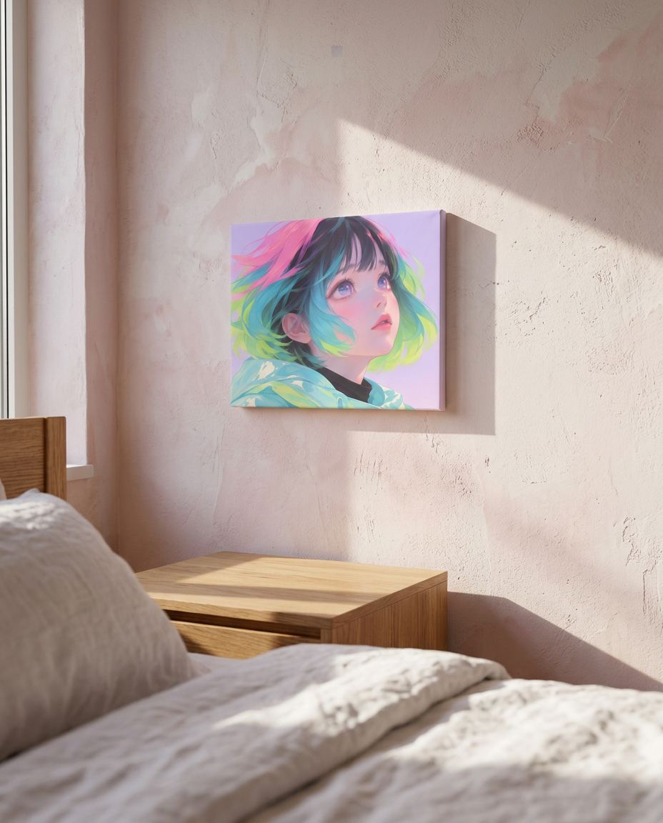 虹彩、空を仰ぐ
